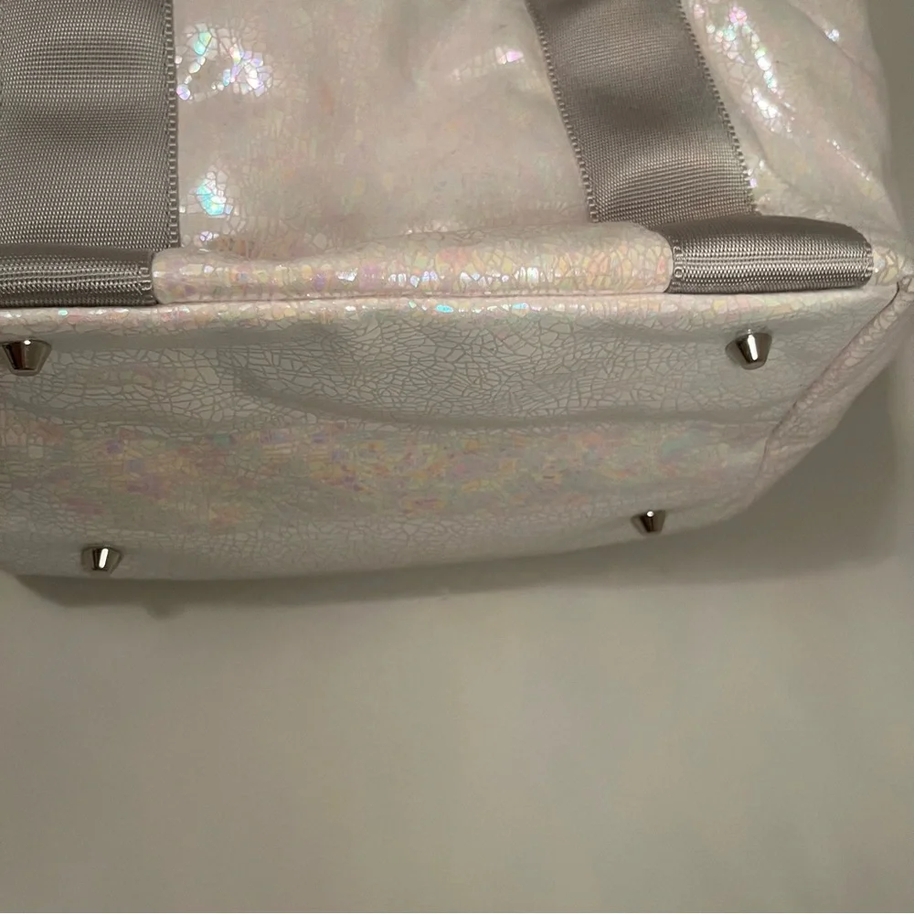 Iridescent White Tote Bag - Picture 3 of 5